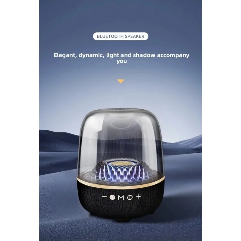 Wireless KTV Speaker, Heavy Bass 100W, 7-Color LED for Outdoor/Home, Portable Bluetooth Sound