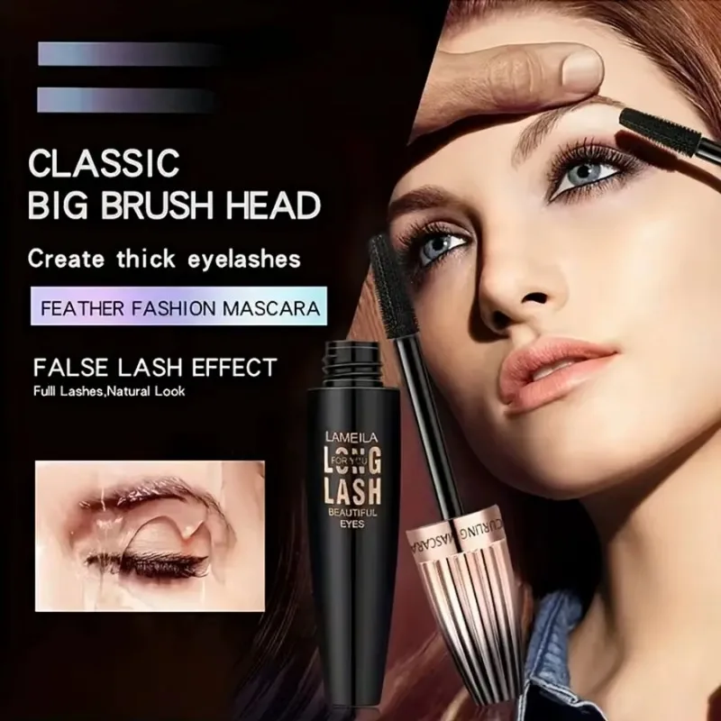 Waterdichte 4D Mascara Dikke Lange Smudge-proof Mollig Gecodeerde langdurige Curling Grote Oogmake-up Makeup Tools