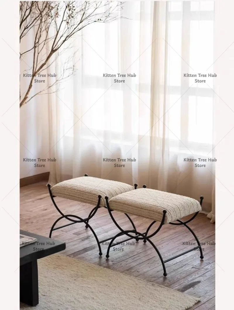 Modern Stool Entrance Hall Creative Bedroom Dresser Simple Single Stool Nordic Home Decoration Furniture