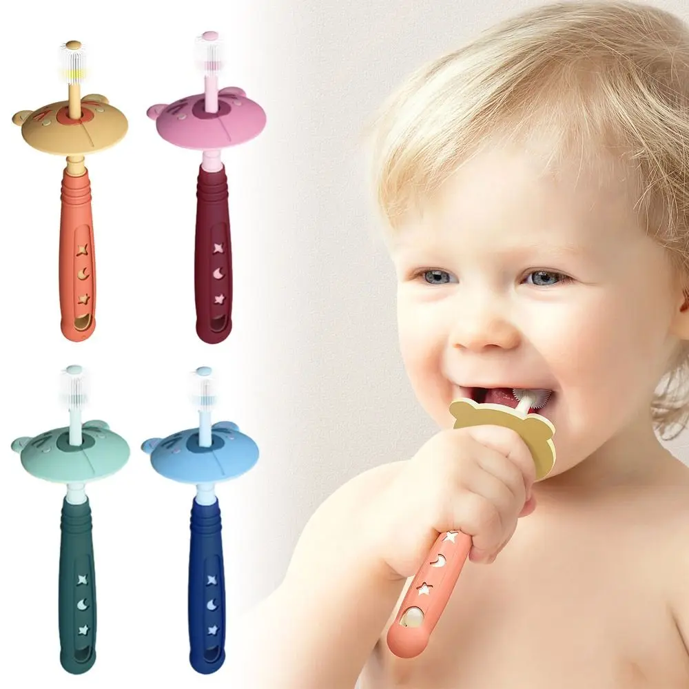 High-quality 360° Cleaning Kids Toothbrush Oral Health Oral Care Baby Oral Cleaner Soft Teeth Clean Brush For 1~6 Year Old