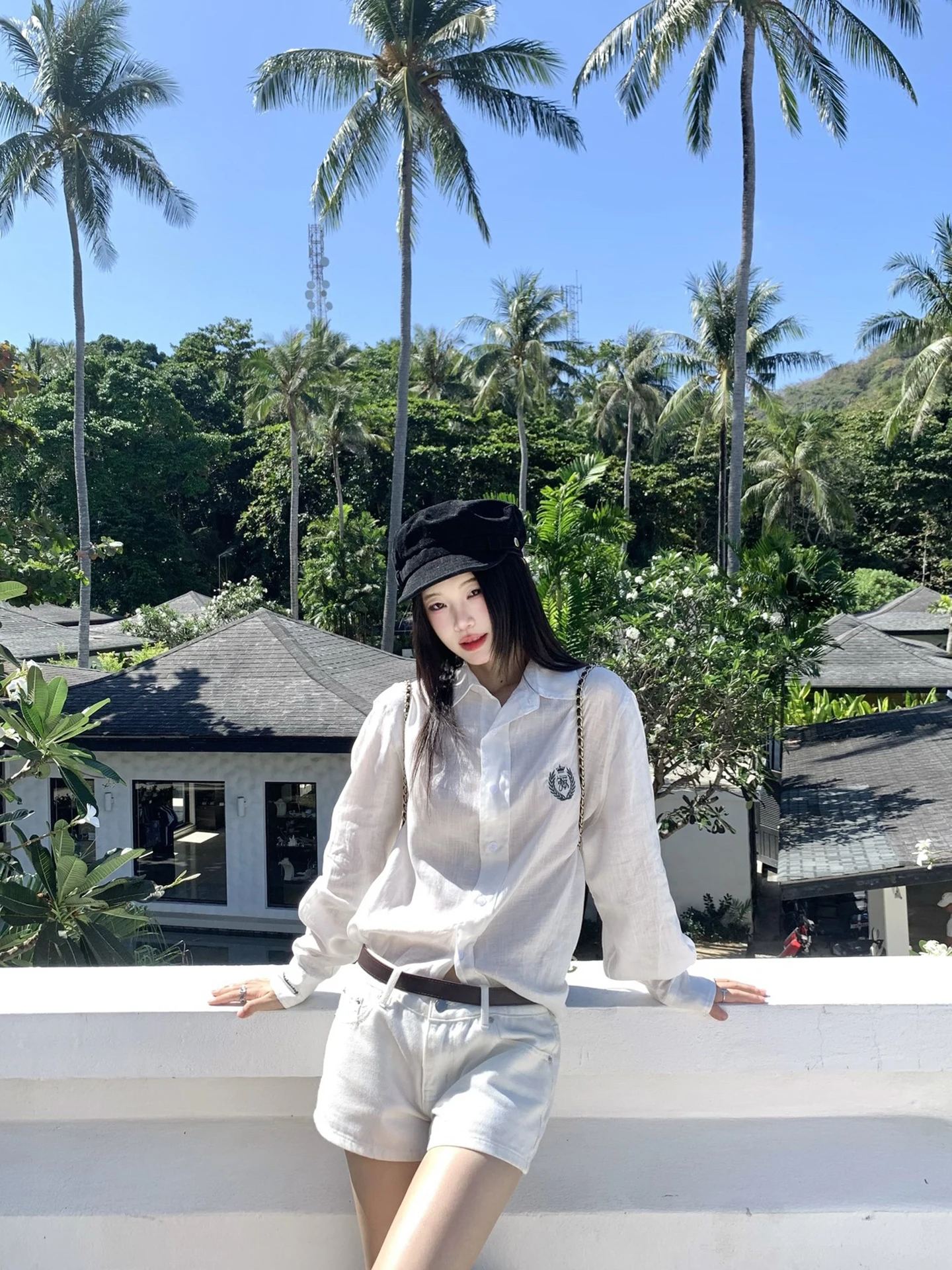 

Женская рубашка с длинным рукавом College Sle, весенне-летняя универсальная рубашка с защитой от солнца, очень красивая верхняя одежда для девушек