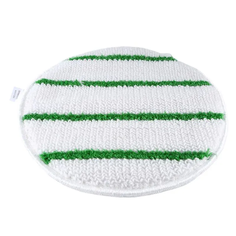 

AEE2-19In Rotary Yarn Bonnet Low Profile Cotton Yarn Polishing Pad With Agitation Stripes Carpet Cleaning Bonnet Pad