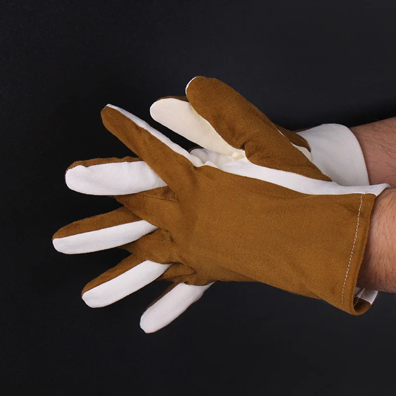 

Suede Etiquette Gloves - Thickened Style for Jade/Artifact Handling Jewelry Appreciation & Work Safety Protection