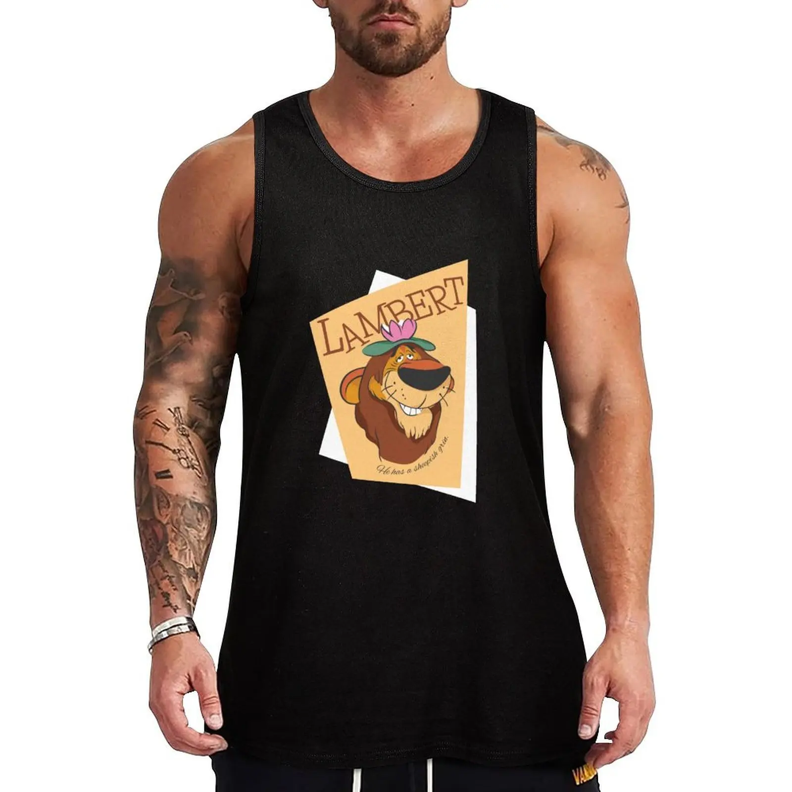 The Sheepish Lion Tank Top Jogging Tank Top Quick Dry Breathable Sleeveless Shirt