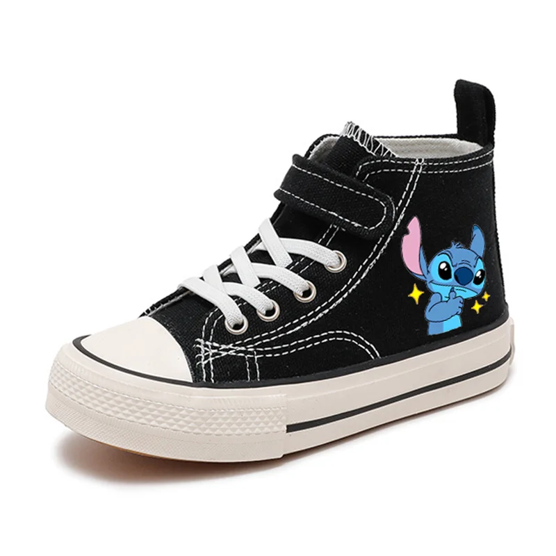 Disney High-Top Lilo Stich Mädchen Kind Jungen Kind Leinwand Schuhe lässig Cartoon Sport Komfort Schuhe Kinder drucken Jungen Tennis schuhe