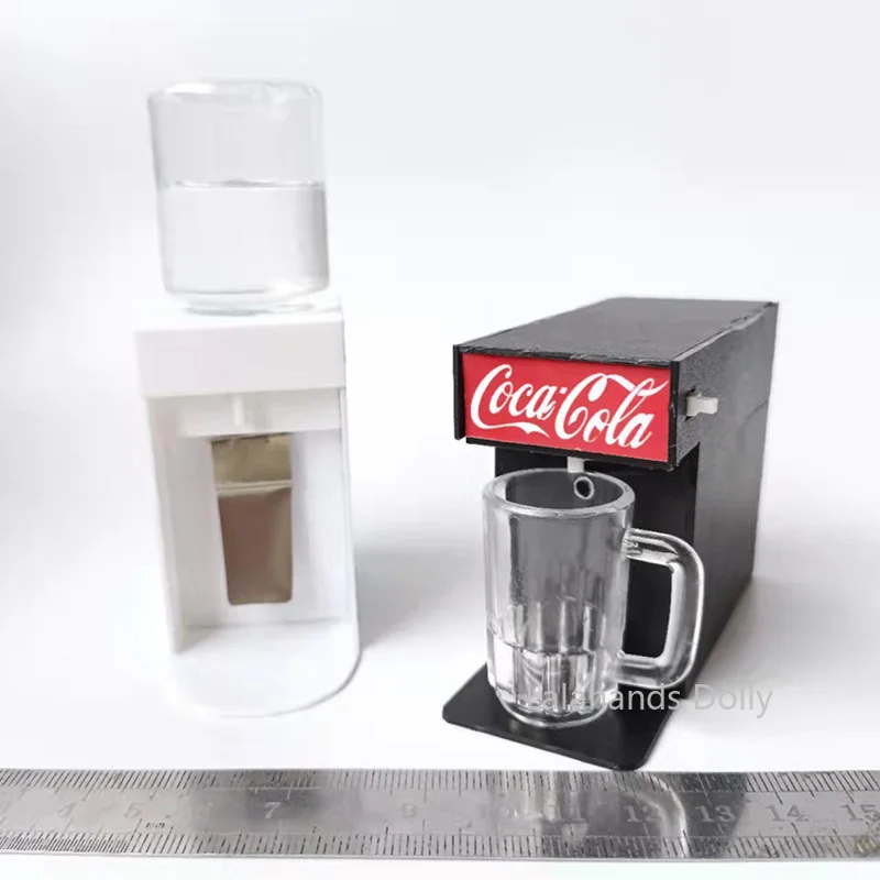 

Кукольный мини-дозатор воды (можно получить воду) для кукольного дома, кухни, гостиной, аксессуары для украшения мебели