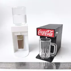 Doll House Mini Water Dispenser (Can Receive Water) for Doll House Kitchen Living Room Furniture Decoration Accessories