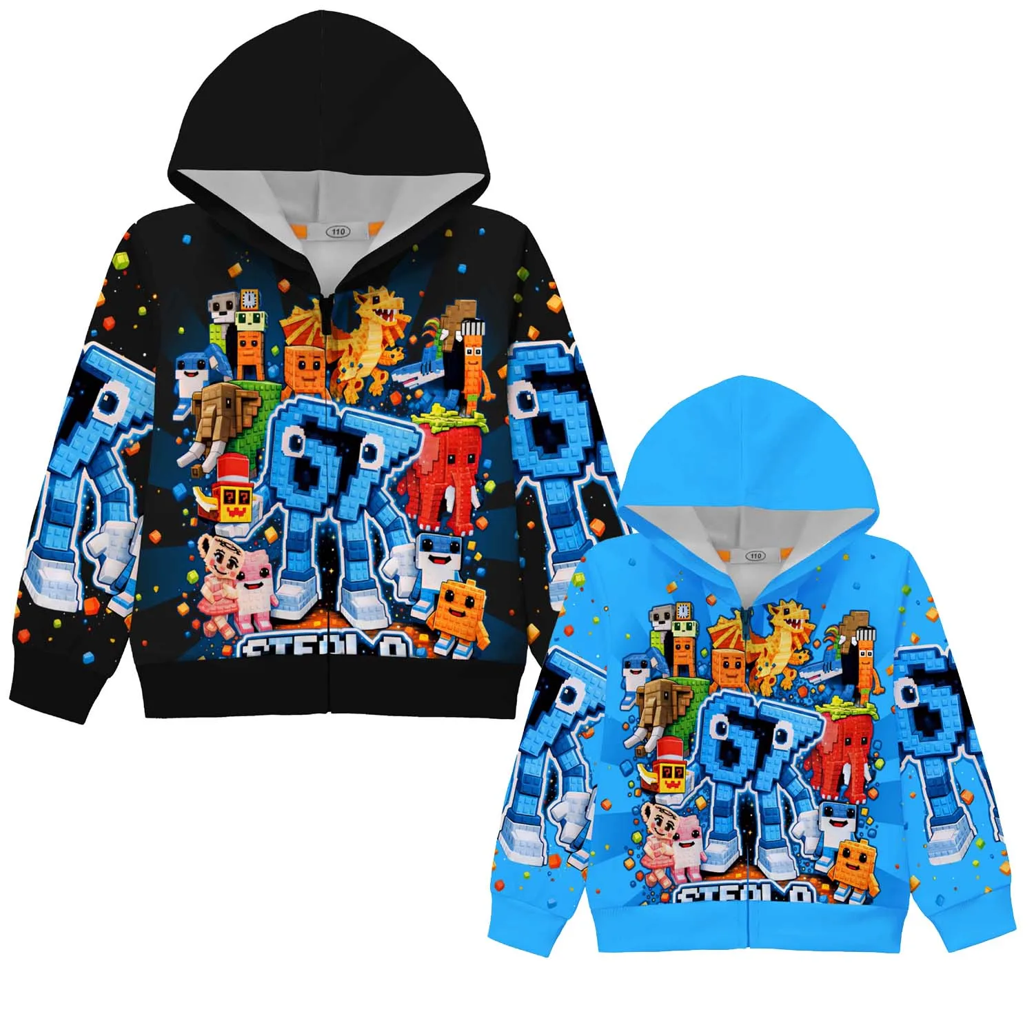 Толстовки Steal A Brainrot Bruh Six Seven Meme, пальто с капюшоном, детская одежда, свитшот для девочек и мальчиков, толстовка на молнии, детский повседневный топ