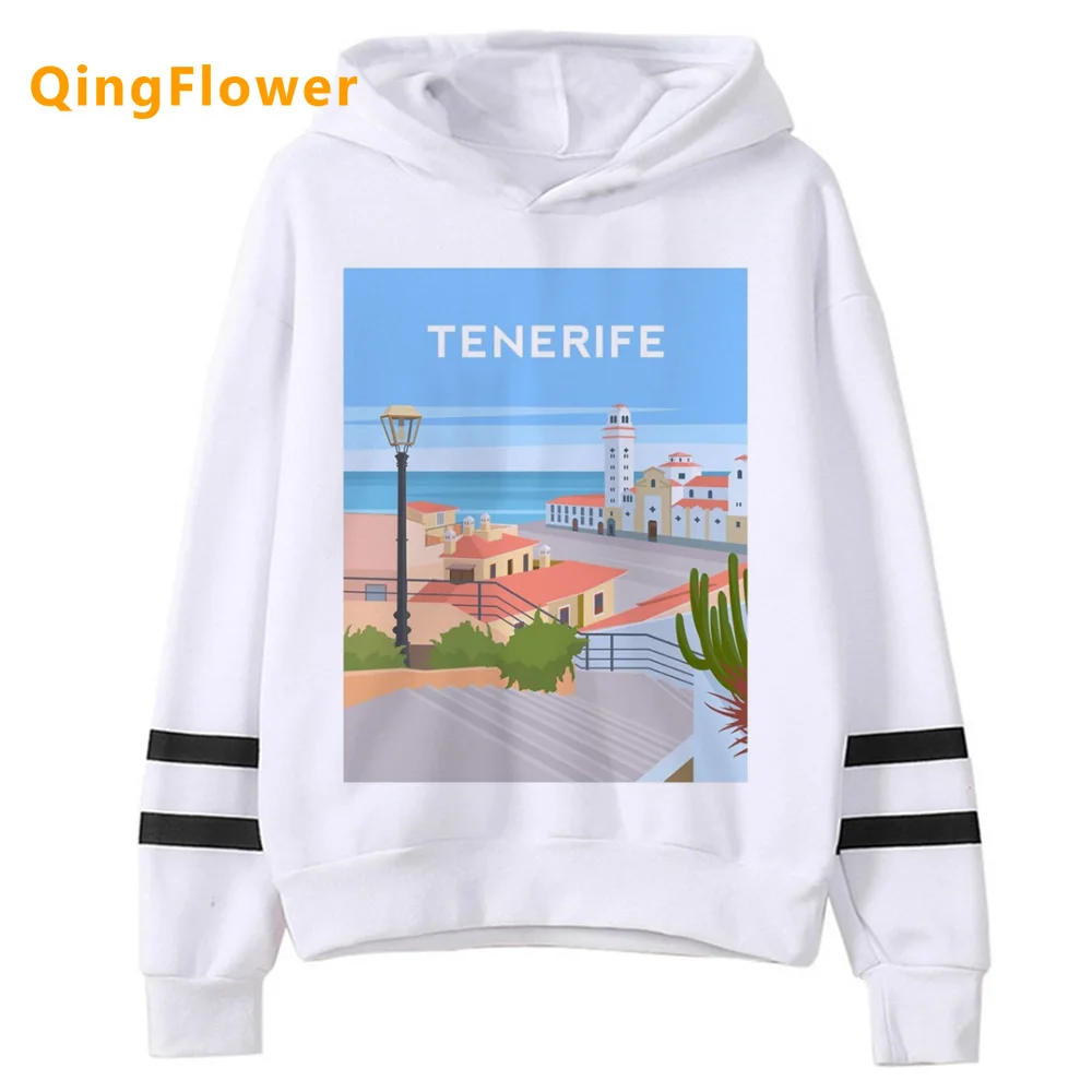 Tenerife hoodies women anime Korean style funny hoddies women Korean style sweatshirts