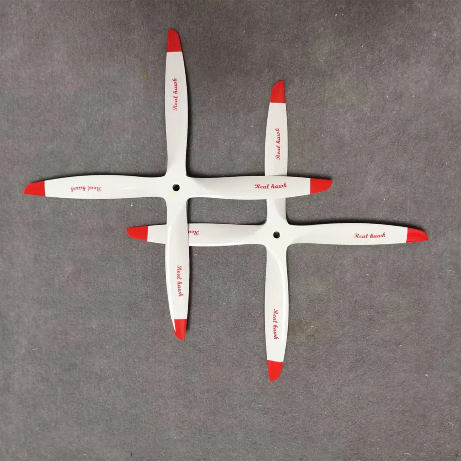 1 Pcs 4 Blade Custom 10/11/12/13/14 inch Forward(CCW)&Reverse(CW) White Beech Wood Propeller for Scale RC Gas Airplane Model