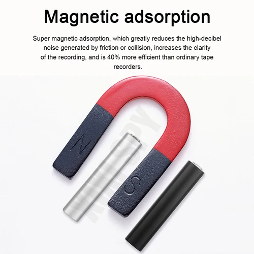 Imagen 2 del producto espia escondidas Grabadora de voz dictáfono de 600 horas, mini grabación de sonido, espia escondidas micro flash digital activado, magnético, espía xixi