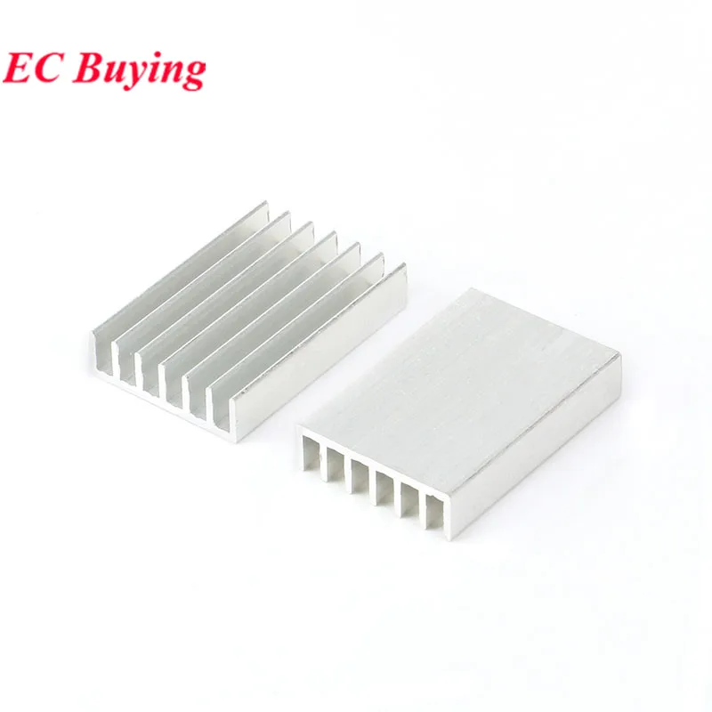 1-20 قطعة مبادل حراري من الألومنيوم تبريد المبرد بالوعة الحرارة ل رقاقة IC الإلكترونية RAM LED الترانزستور MOS وحدة PCB برودة تبديد