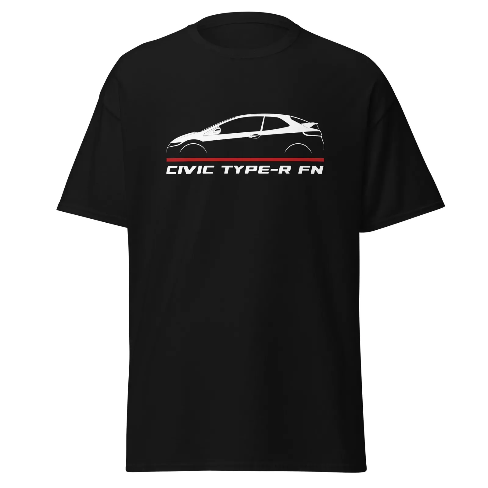 2024 Men T Shirt Casual Hondas Civic Type-R FN 2007-2010 Enthusiast T-shirt Graphic Summer Short Sleeves 100% Cotton S-3XL Tee