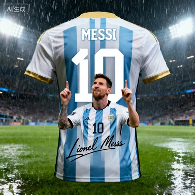 

New Style 3D Printed Football No. 10 T-shirt Fan Collection Short-sleeve Breathable and Quick-drying Football Sports Top T-shirt