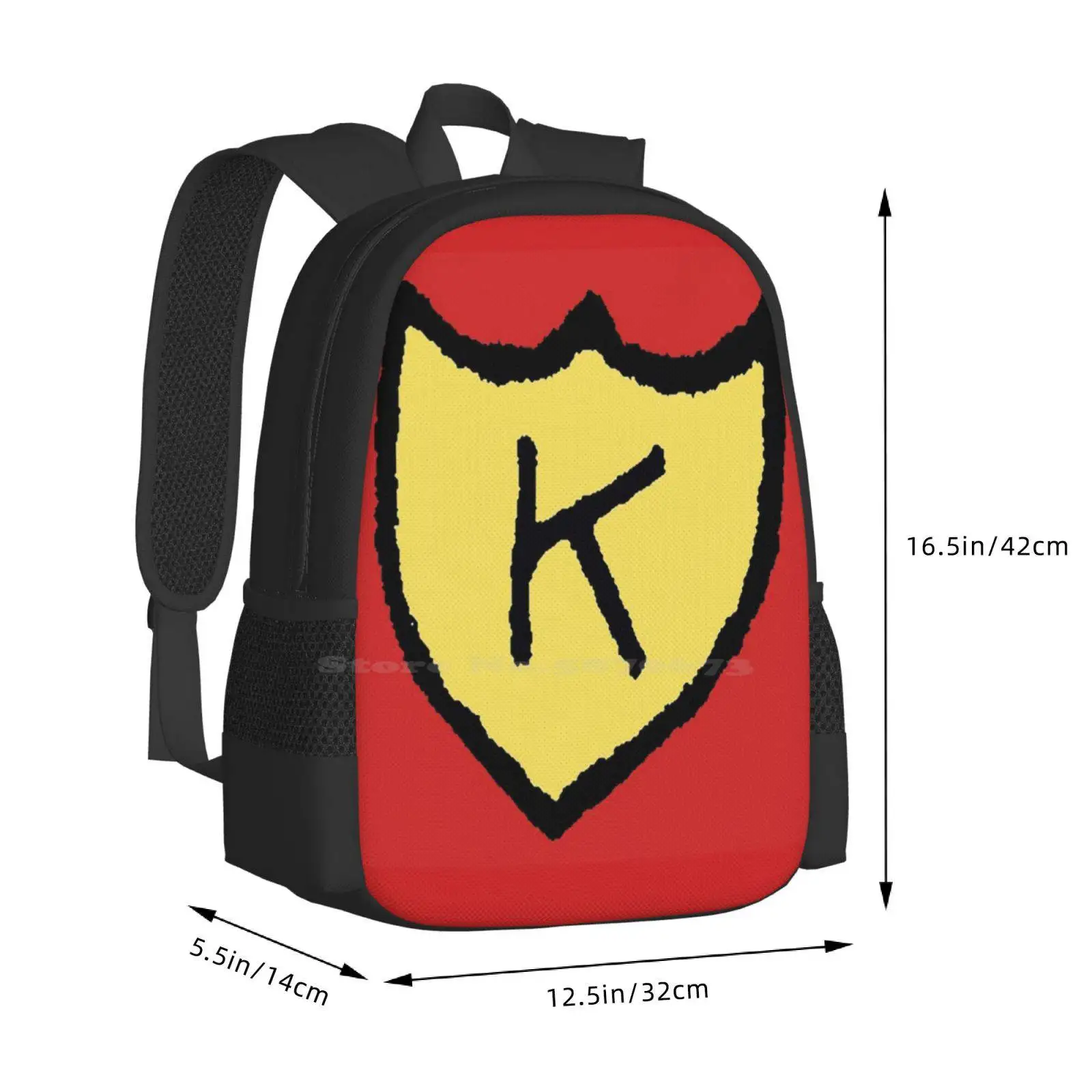 K Pattern Design Laptop Travel School Bags K Records Beat Happening Calvin Johnson