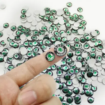 10mm nálepka s dálkovým ovládáním na auto Hliníková nálepka se znakem pro Škoda Octavia Kodiaq Fabia Superb Rapid Kamiq Karoq Derivati Yeti Enyaq A7 10 nejlepší prodej Samolepka s logem Škoda Key - №2