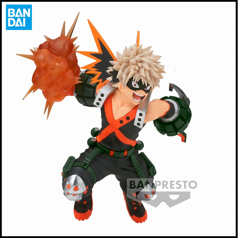 

In Stock Original My Hero Academia Bakugou Katsuki THE AMAZING HEROES PLUS Anime PVC Action Figures Bandai Collector Toys