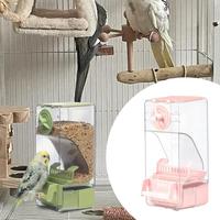 Automatic Feeder For Bird Leak-Proof Sparrows Food Feeder Bird Cage Supplies Food Dispensers For Parakeets Cockatiels Canaries