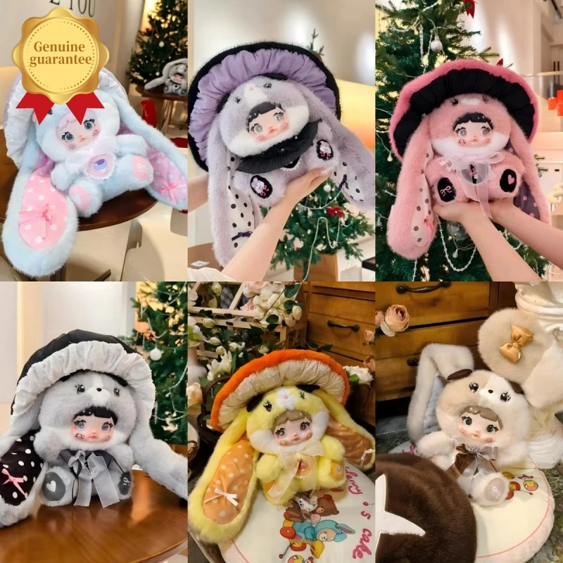 

Genuine Nommi 400% Mushroom Cap Series Blind Box Figure Cute Nommi Vinyl Face Plush Doll Mystery Box Collectible Toy Girl Gifts