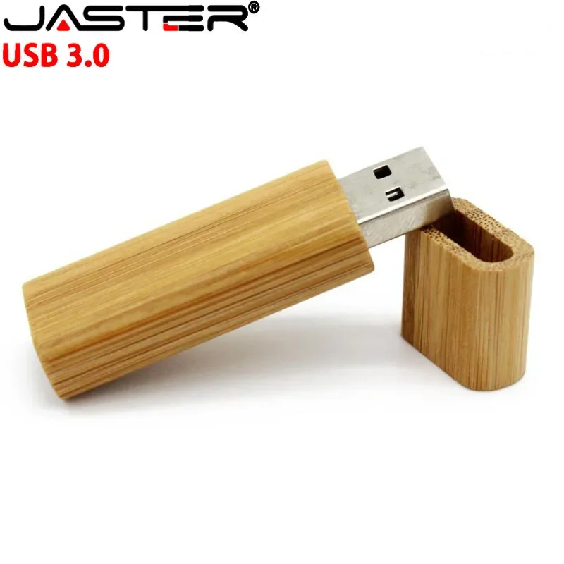 JASTER High speed USB 3.0 Wooden bamboo USB flash drive pen driver wood pendrive 4GB 8GB 16GB 32GB USB creativo personal LOGO