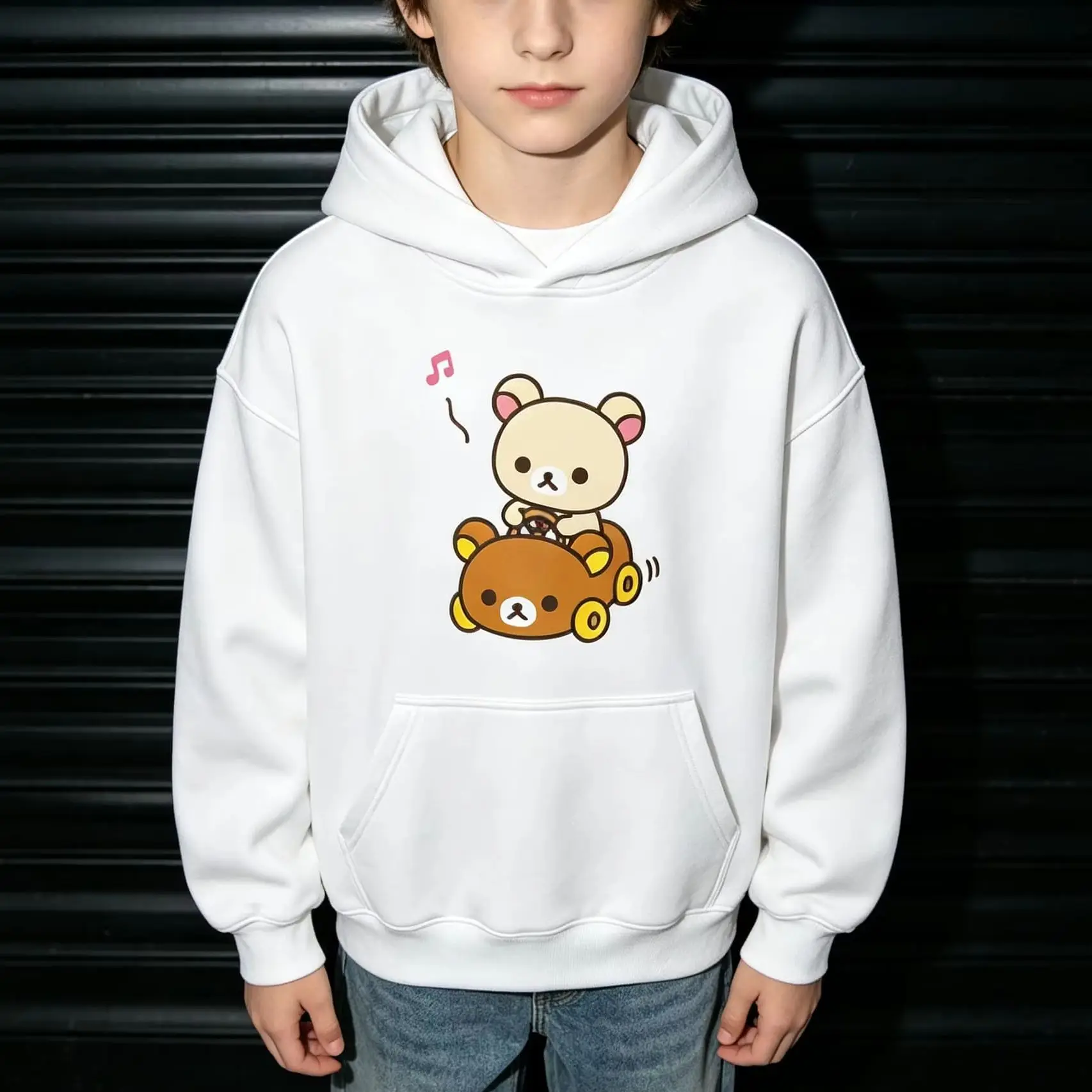 Car Hipster Style Streetwear Autumn Winter New Fit Men Hoodie Women Sweatshirt Pullover Top Children Cotton Kids Cotton Hoodie