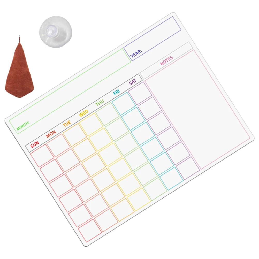 

Magnetic Message Board Dry Eraser Fridge Writing Set Write and Wipe Boards Office