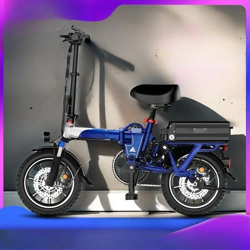 

Folding Electric Vehicle Ultra Light Portable Mini Small Lithium Battery Bicycle