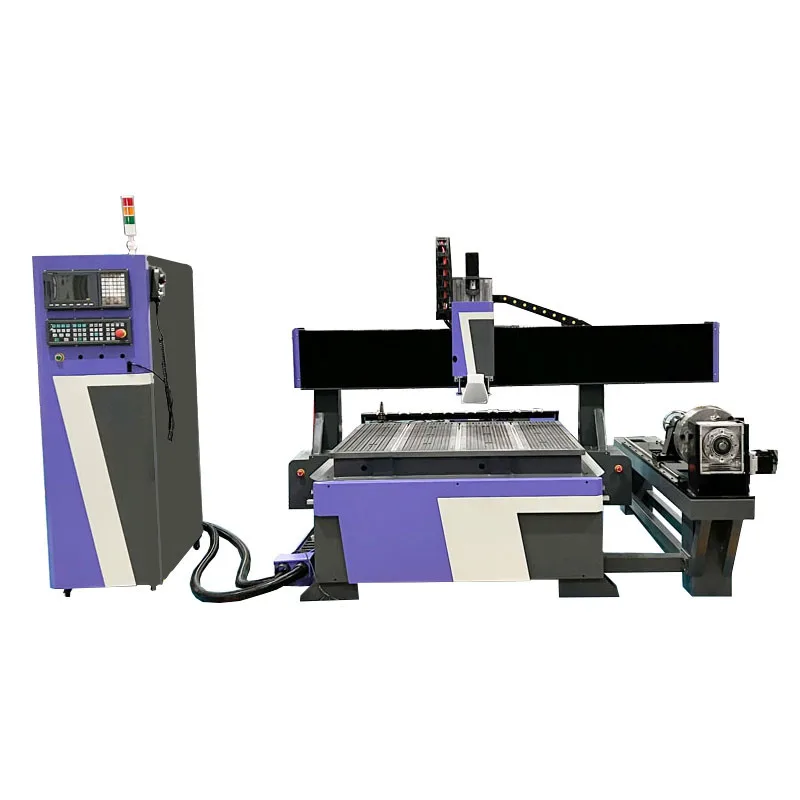 Automatic Tool Changer Cnc Router Machine from Cnc Wood Router 1313 with Rotary Manufacture