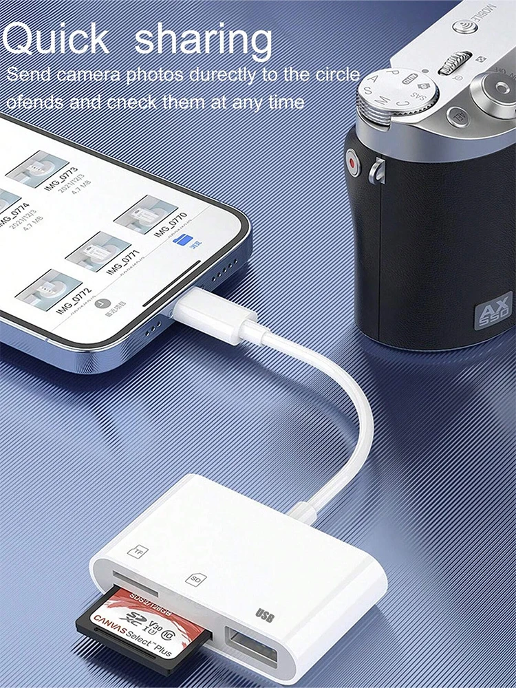 

OTG Устройство для чтения карт памяти 3 в 1, USB Type-C