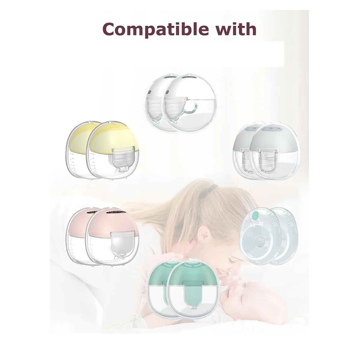 X17A 2025 NEW-Wearable Replacement Duckbill Valve For Wornable Breast Pumps For Mommed S18 S21, Lansinoh Discreet Duo Nuliie S32