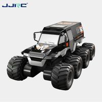 JJRC Q137 8x8 RC Truck, Amphibious All Terrain Vehicle, 2.4G 8WD Remote Control Crawler with Waterproof for Adults