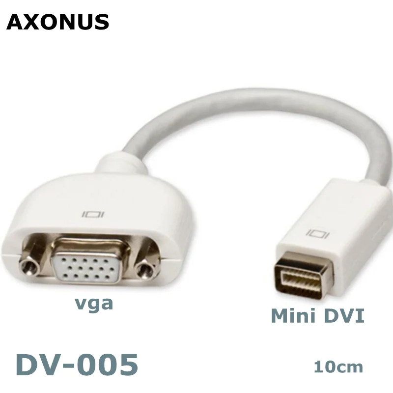 10cm Mini DVI Male to VGA Female adapter Cable Can Be Connected to Mac Projector/Monitor Converter Laptop