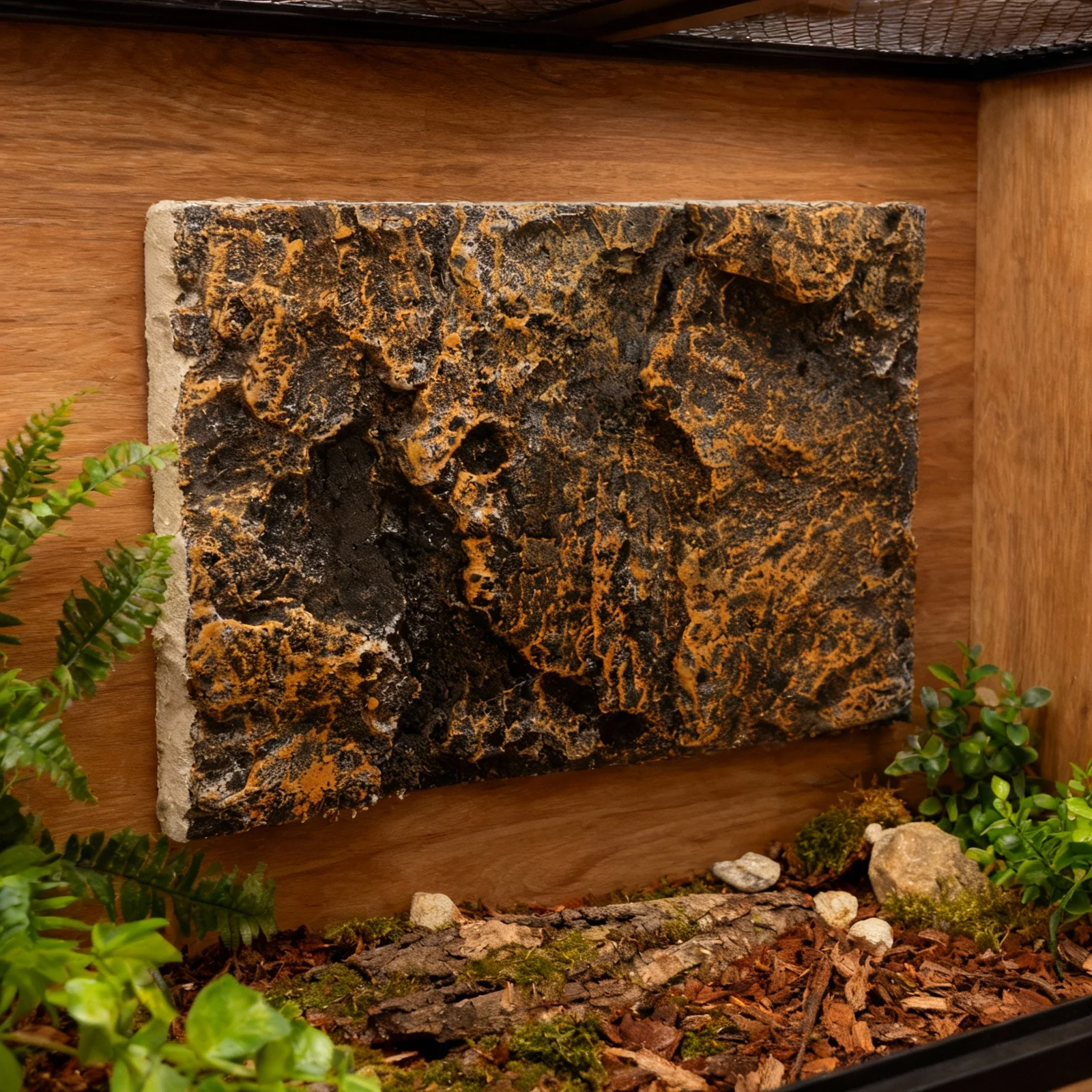 

3D Rock Decorative Aquarium Background Board Plastic Panel Reptile Tank Stereo Wall Landscape Board Fish Tank Reptile Background