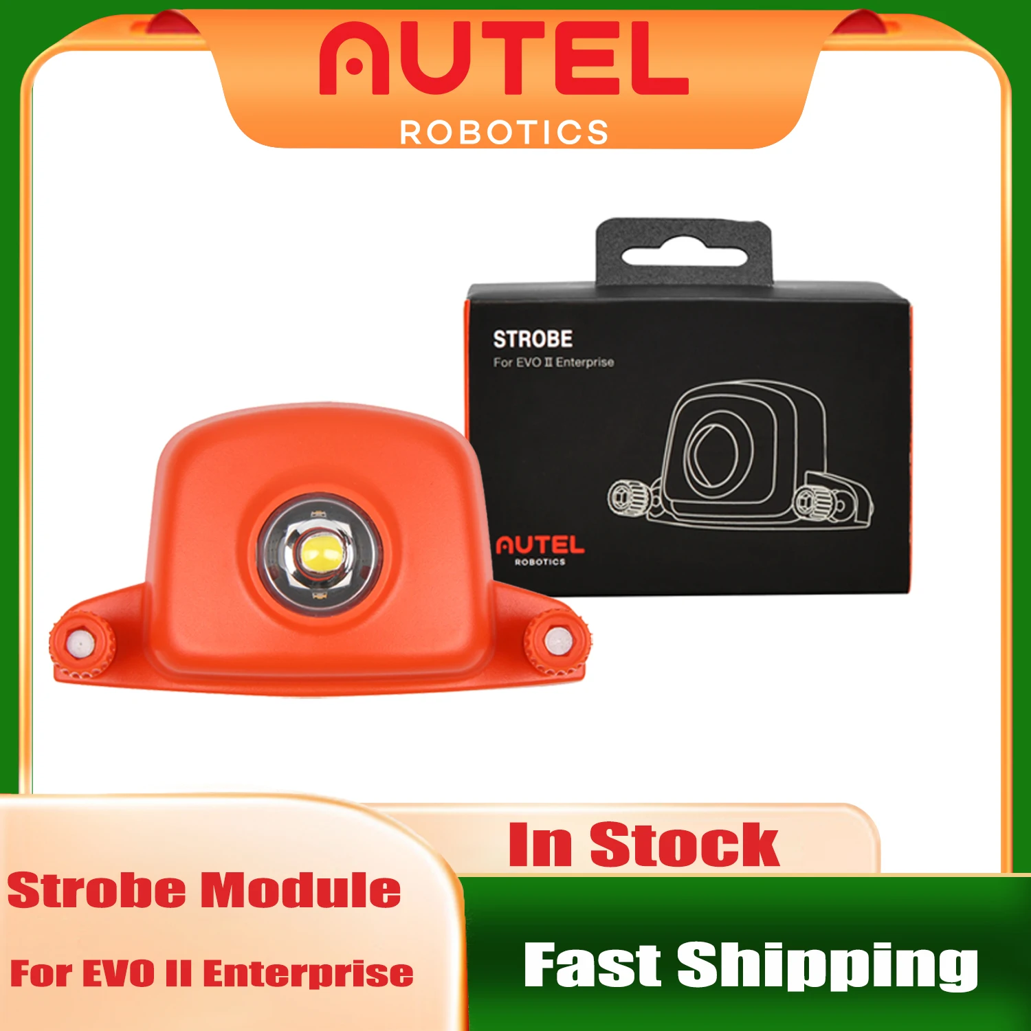 

Autel Robotics Strobe Module Accessories for EVO Ⅱ Series 16,500 feet Working Distance Indicate the Location of the Aircraft