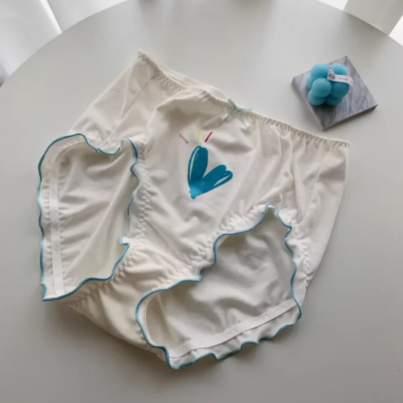 Cotton Plus Size High Waisted Couple Training Pants Cute Print Adult Baby Learning Pants Reusable ABDL Comfortable Bread Briefs