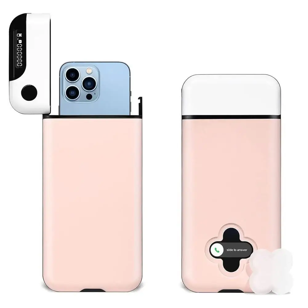 Cell Phone Lock Box With Timer for iphone And Android,Help To Be Self-Discipline And Focus, Prevent Phone Addiction R9J0