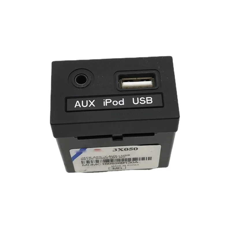 For Genuine 961203X050 Jack Jack AUX and USB Module For Hyundai 2011 2012 2013 Accent Hyundai Solaris USB Reader Ipod AUX Port A