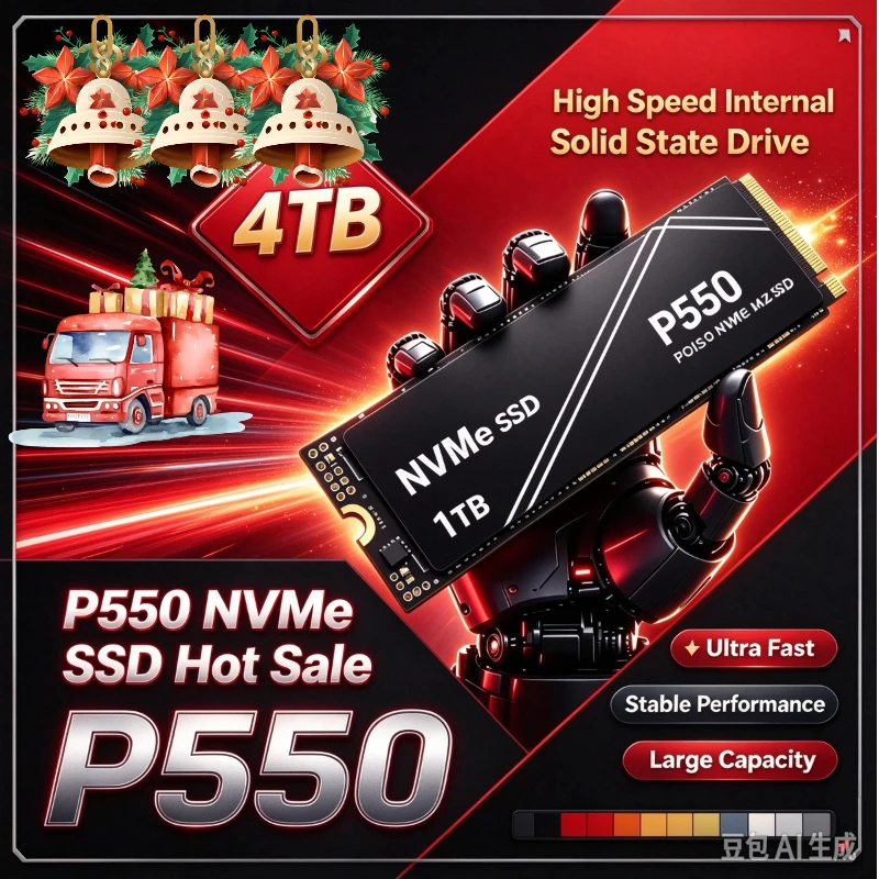 P550 M.2 2280 PCIe 3.0 NVMe SSD 2TB 4TB OEM Original Upgraded Internal SSD, High Speed Load Faster for Laptop PC