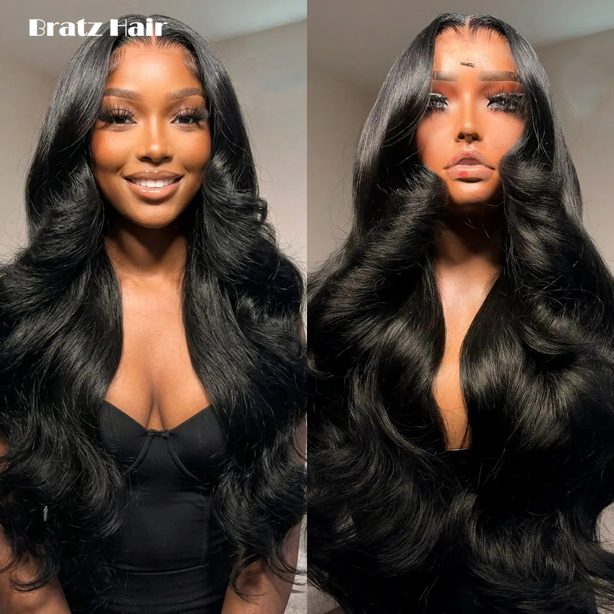 

450 Density Glueless Body Wave Wig Human Hair Natural Black 13x6 13x4 HD Lace Front Wigs for Woman Ready to Wear Body Wave Wigs