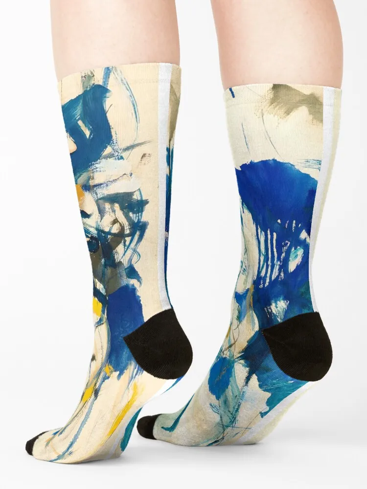 joan mitchell paintings art Socks Antiskid soccer Run custom sports funny sock Woman Socks Men's