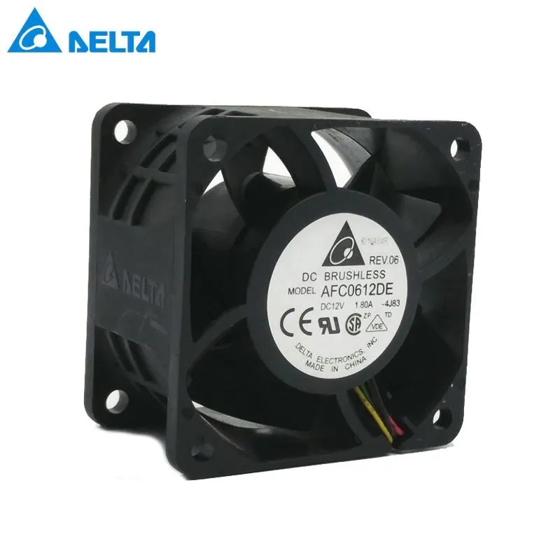 

For Delta New 6CM 60mm winds of 6038 12V 1.80A AFC0612DE PWM cooling fan speed control intelligent 60*60*38mm