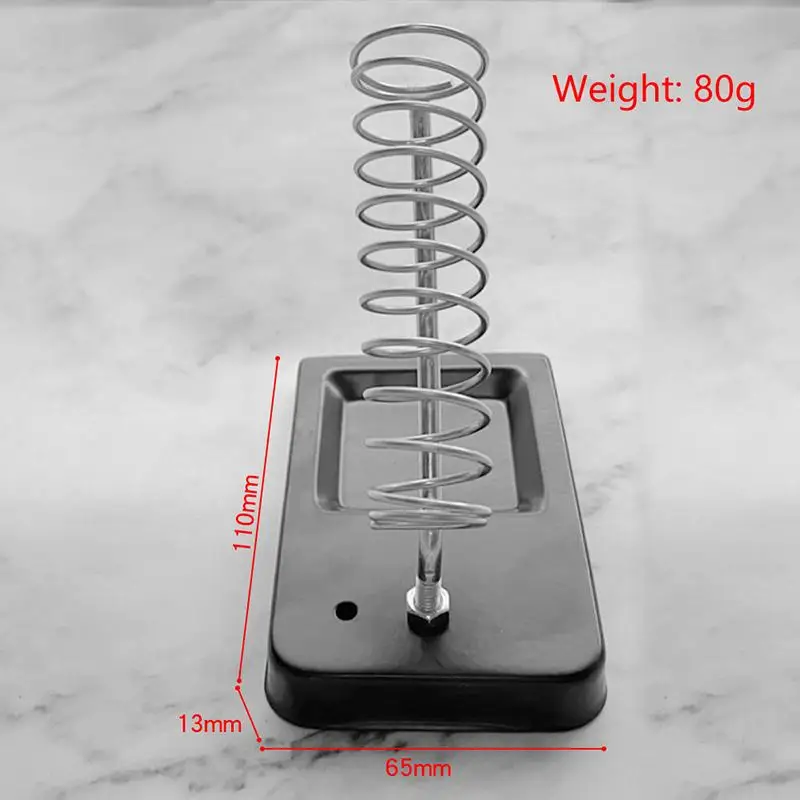 Soldering Iron Stand Portable Holder Soldering Tin Stand with Welding Cleaning Sponge Electric Soldering Iron Accessories