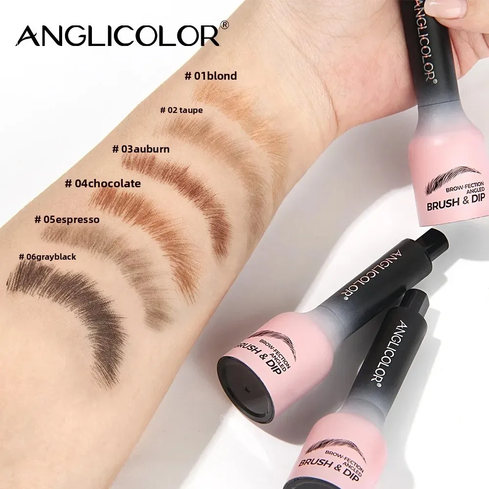 6 สีกันน้ํา Eyebrow Tint Non-Smudge Long Lasting Cream เติมคิ้วของคุณไม่จําเป็นต้องแต่งหน้าสําหรับดูธรรมชาติ