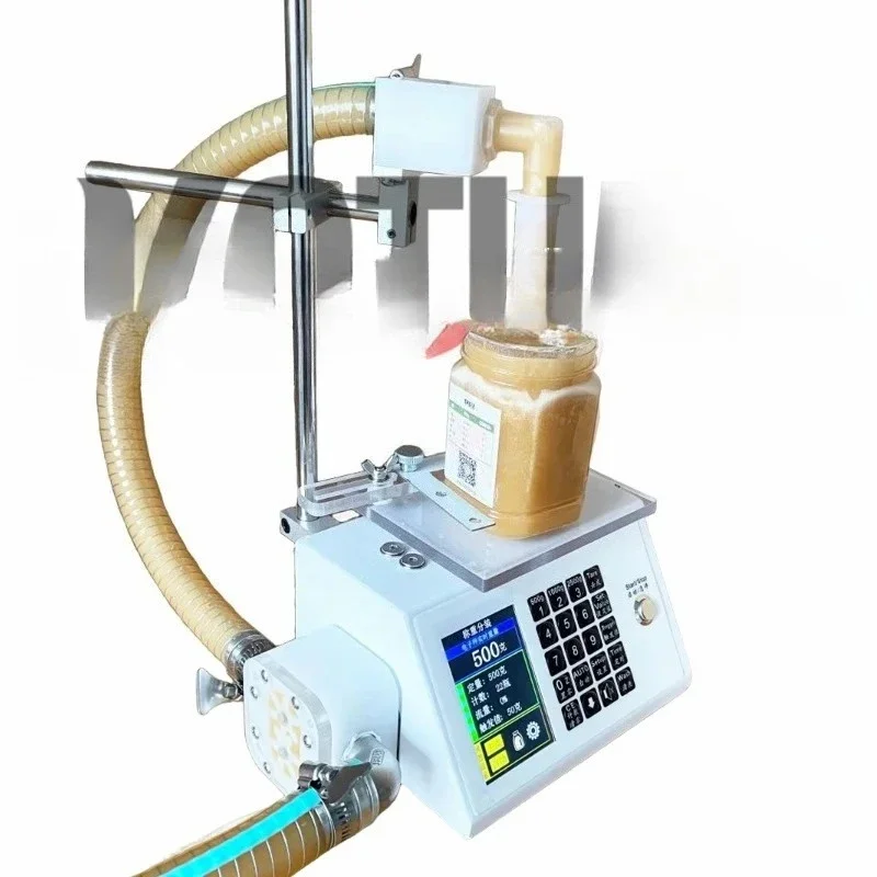 110/220V 6KG Electric Paste Honey Filling Machine Numerical Control Weighing Honey Fill Honey Automatically Bottling Machine