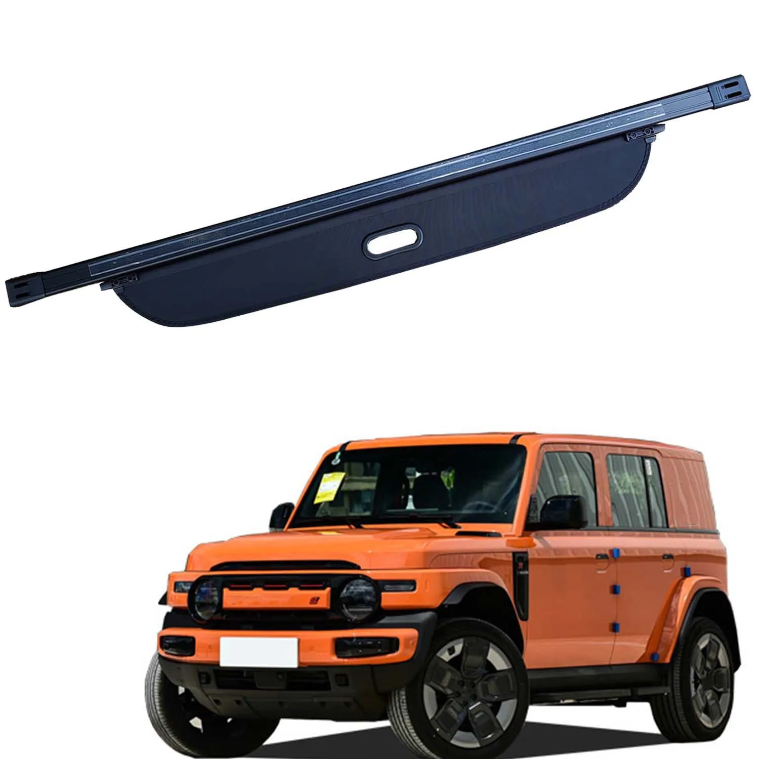 For Chery iCar iCaur V23 2025 2026 Car Cargo Cover Retractable Rear Trunk Shade Luggage Security Cover 1Set