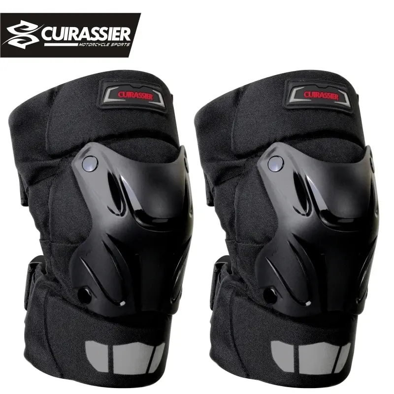 CUIRASSIER Motorcycle Knee Pads Protector Racing Guards High Reflective Night Visble Protection Protective MX Motorbike Kneepads