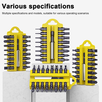 17Pcs Security Tamper Proof Torx Hex Star Bits Set Magnetic Holder Slotted Cross Head Screwdriver Bit Ratchet Wrench Hand Tools