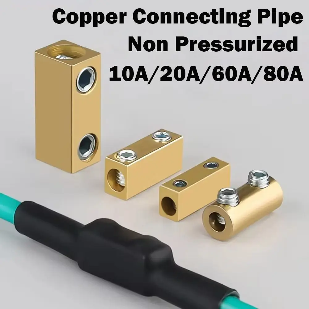 Mit Schrumpfschlauch, Messing-Klemmenblock, druckfrei, wasserdicht, Hochleistungs-Splitter, Hochstrom-Klemmenblöcke