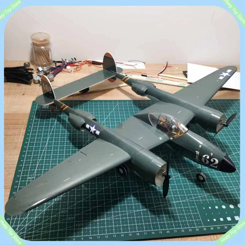 

Yuanchuan Miniature Model P-38 Can Be Used For Indoor And Outdoor Remote Control Of Aircraft Ornaments Diy Assembly Fixed Wings