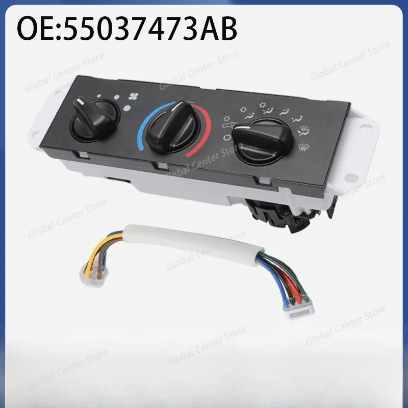 

55037473AB подходит для переключателя регулировки кондиционера 1999-2004 годов выпуска для Jeep Wrangler.